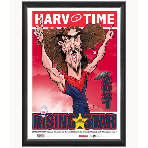 Luke Jackson, Rising Star Harv Time L/E Print Framed - 4914