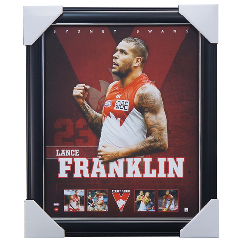 Buddy Franklin Sydney Swans Football Club Official Licensed Afl Print Framed - 3694