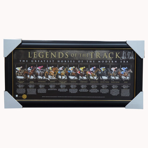 Legends of the Track Horse Racing Winx Octagonal Makybe Diva Signed by Luke Nolen - 5381