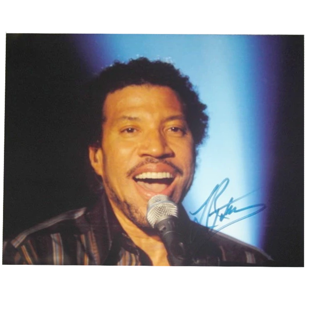 Lionel Ritchie Music Signed Photo Framed With Plaque - 2797
