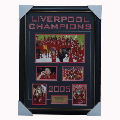 Liverpool 2005 Champions League Photo Collage Framed - 3937