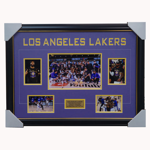 Los Angeles Lakers 2019/20 Nba Champions Photo Collage Framed - 4542