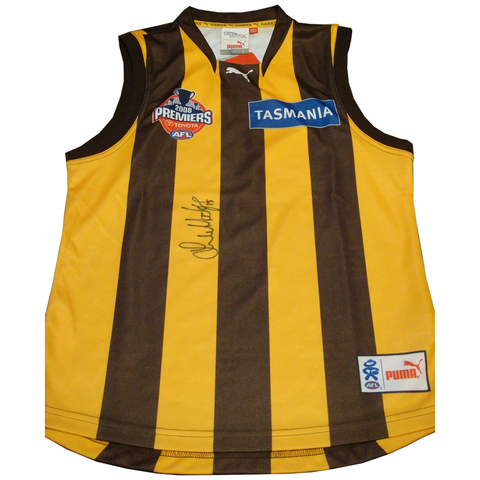 Luke Hodge Signed Hawthorn 2008 Premiers L/e Jumper - 1438