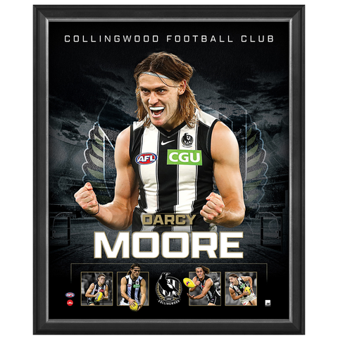 Darcy Moore Collingwood Official Licensed AFL Print Framed New - 4739