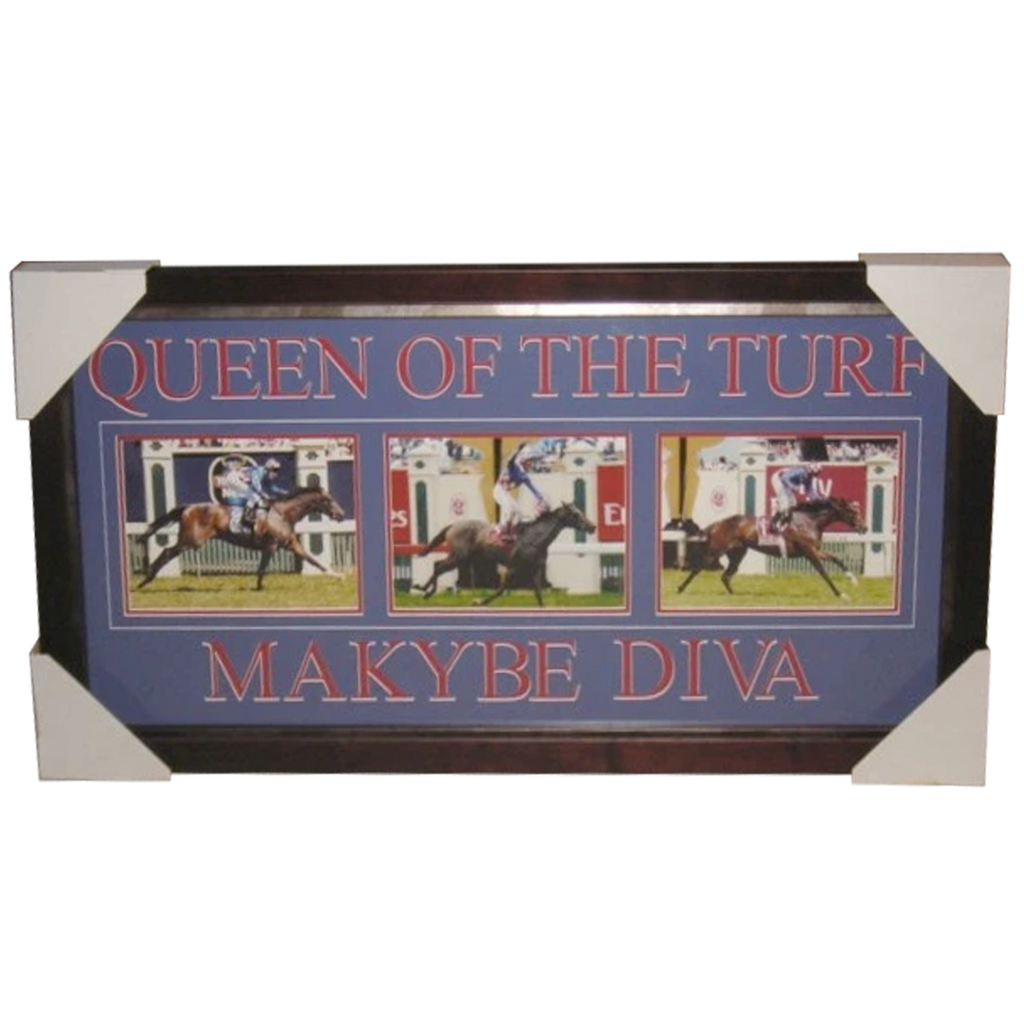 Makybe Diva Triple Melbourne Cup Photo Collage