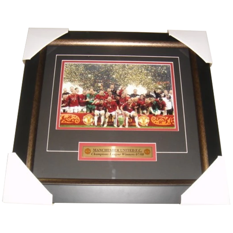 Manchester United Champions League Winners 2008 Photo Framed - 2826