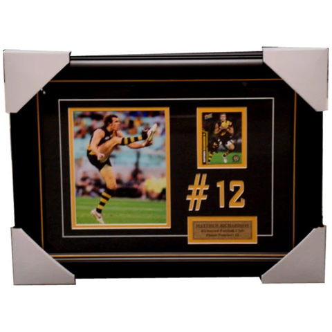Matthew Richardson Richmond Signed Card Collage Framed - 4093