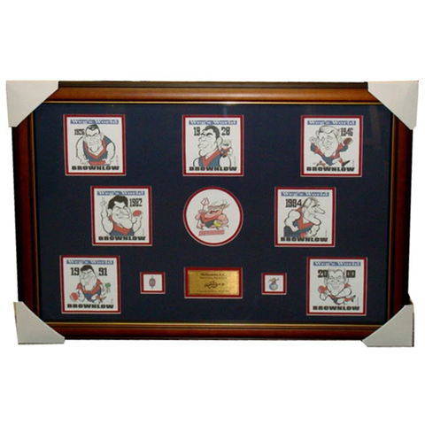 Melbourne Brownlow Medallist Limited Edition Prints Framed - 2829