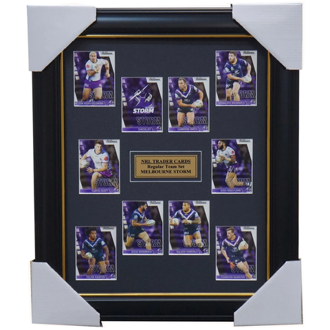 Melbourne Storm 2019 Nrl Traders Card Set Framed Smith Addo-carr Munster - 3634