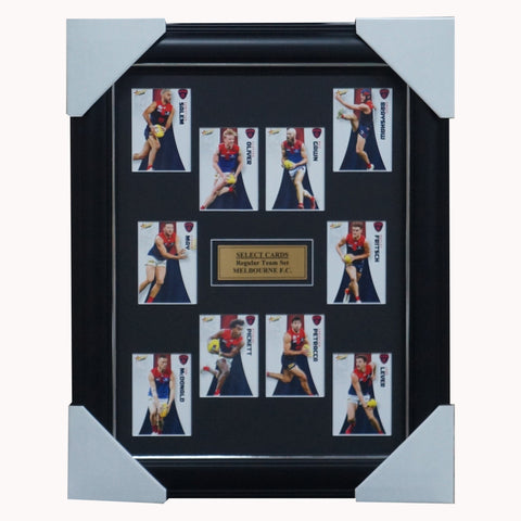 Melbourne Demons 2022 Select Card Team Set Framed Gawn Petracca Oliver  - 5041