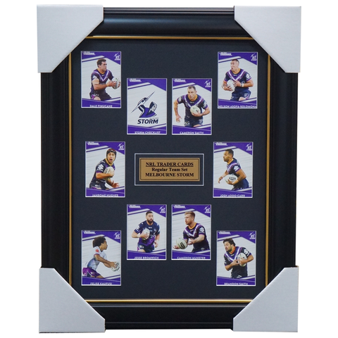 2020 Nrl Traders Cards Melbourne Storm Team Set Framed Smith Addo-carr Munster - 4026