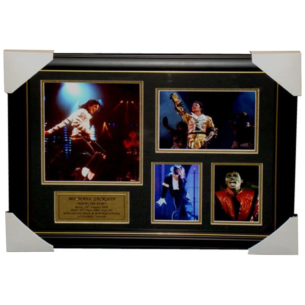 Michael Jackson Photo Collage Framed - 3325
