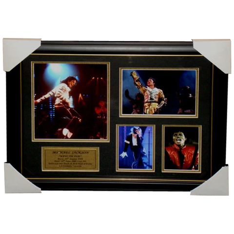 Michael Jackson Photo Collage Framed - 3325