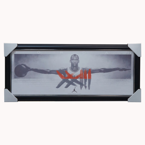 Michael Jordan Chicago Bulls #23 Mini Wings Print Framed 6 X Nba Champion - 4364