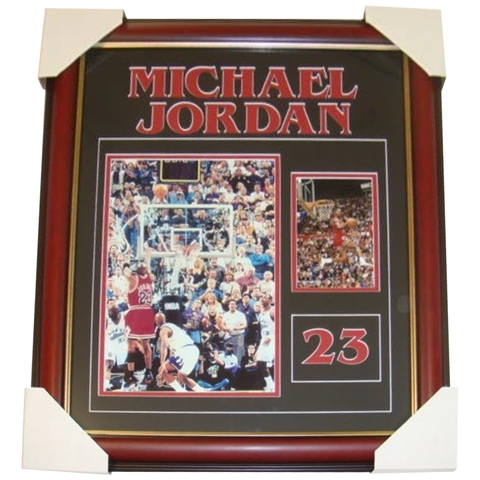 Michael Jordan Chicago Bulls Photo Collage Framed - 2756