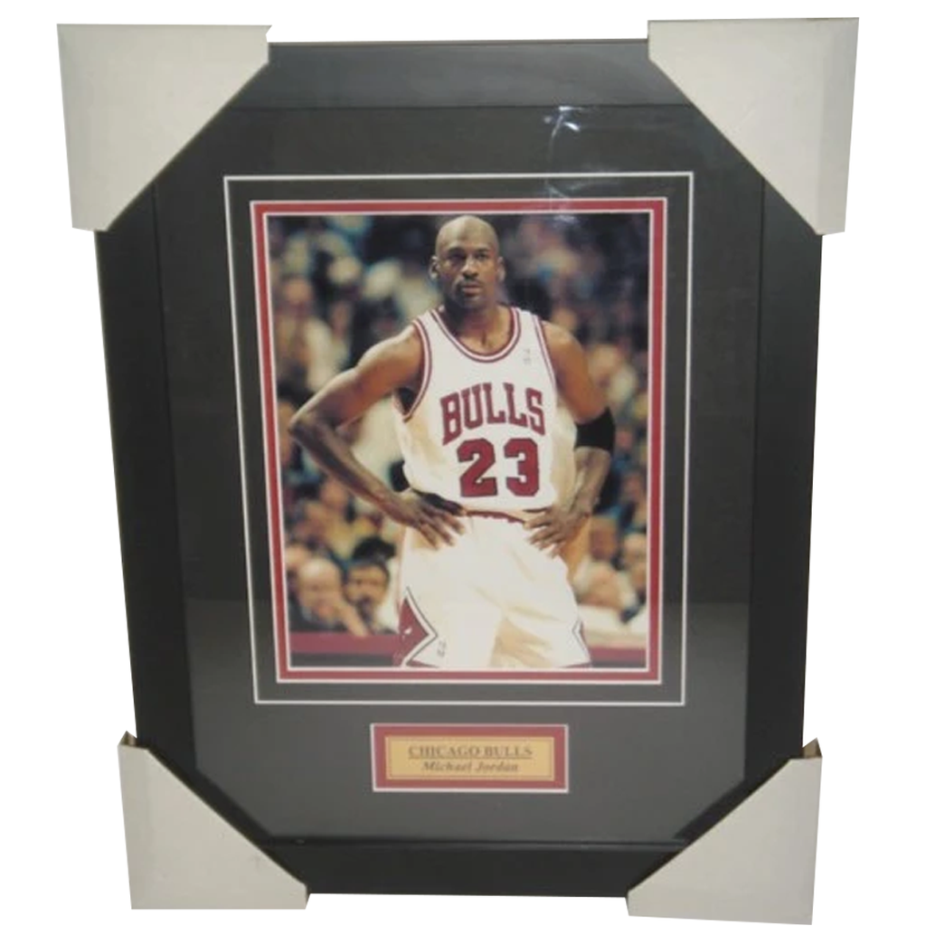 Michael Jordan Framed 8" x 10" Chicago Bulls Photo With Plaque - 2757