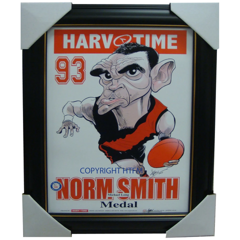 Michael Long Essendon 1993 Norm Smith Medallist L/e Print Framed - 1575