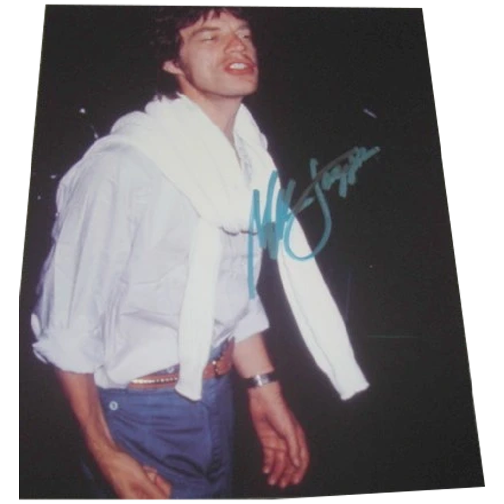 Mick Jagger - Rolling Stones Signed Photo Framed With Plaque - 2802