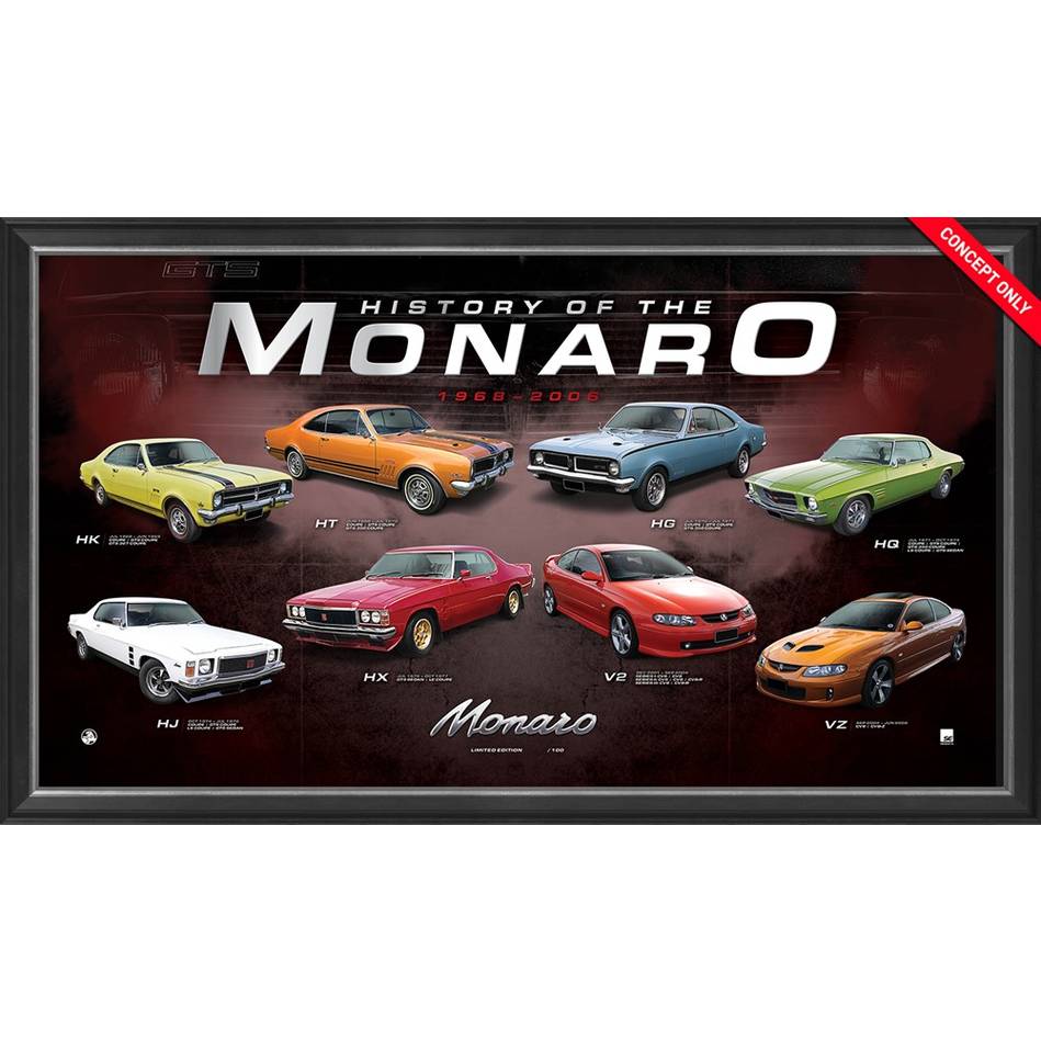 Holden History of the Monaro Deluxe Edition with Official Monaro Badge - 4605