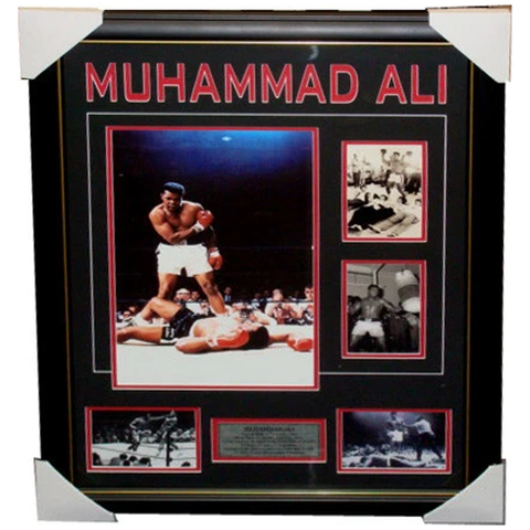 Muhammad Ali Action Photo Collage Framed - 3821