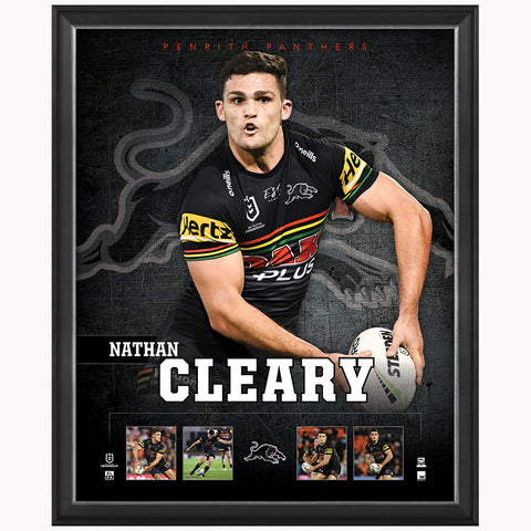 Nathan Cleary Penrith Panthers Official Nrl Player Print Framed New - 4490