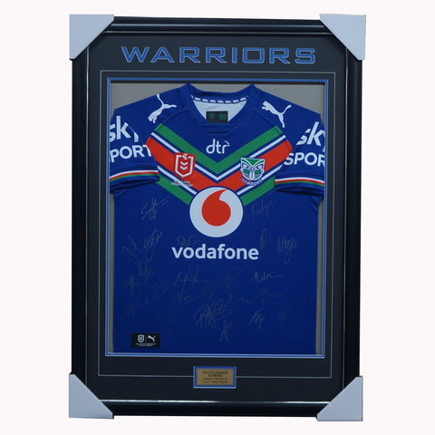 New Zealand Warriors Football Club 2022 NRL Official Team Signed Guernsey - 5071