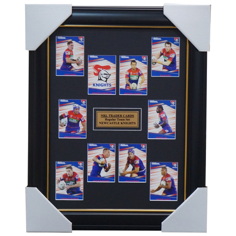 2020 Nrl Traders Cards Newcastle Knights Team Set Framed Pearce Lee Ponga - 4030