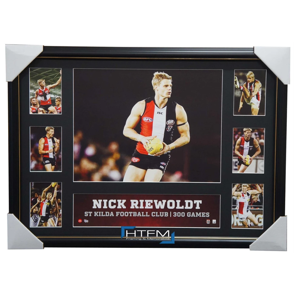 Nick Riewoldt St Kilda Saints 300 Game Afl Tribute Frame - 2738