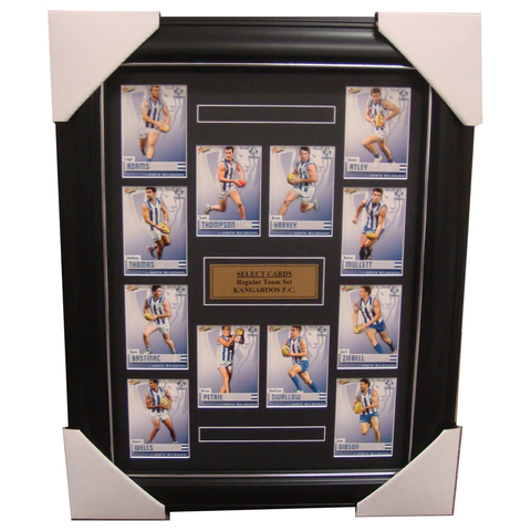 North Melbourne 2014 Limited Edition Select Cards Set Framed - Harvey Petrie - 1710