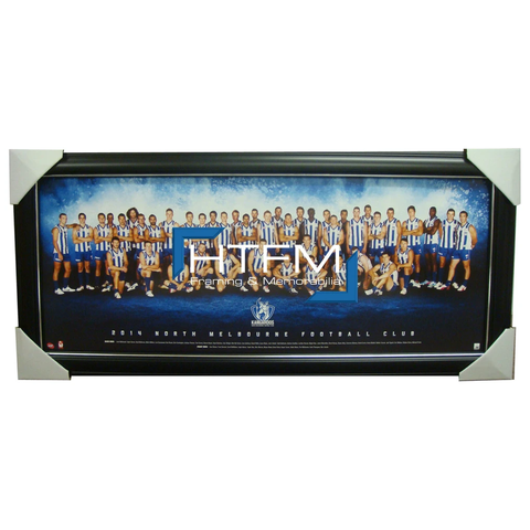 North Melbourne 2014 Team Print Framed Afl Official Licensed Swallow Petrie - 1750