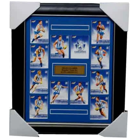 North Melbourne Kangaroos 2012 Select Cards Set Framed - 3975