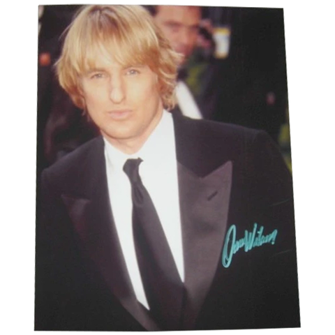 Owen Wilson Signed Photo Framed With Plaque - 2795