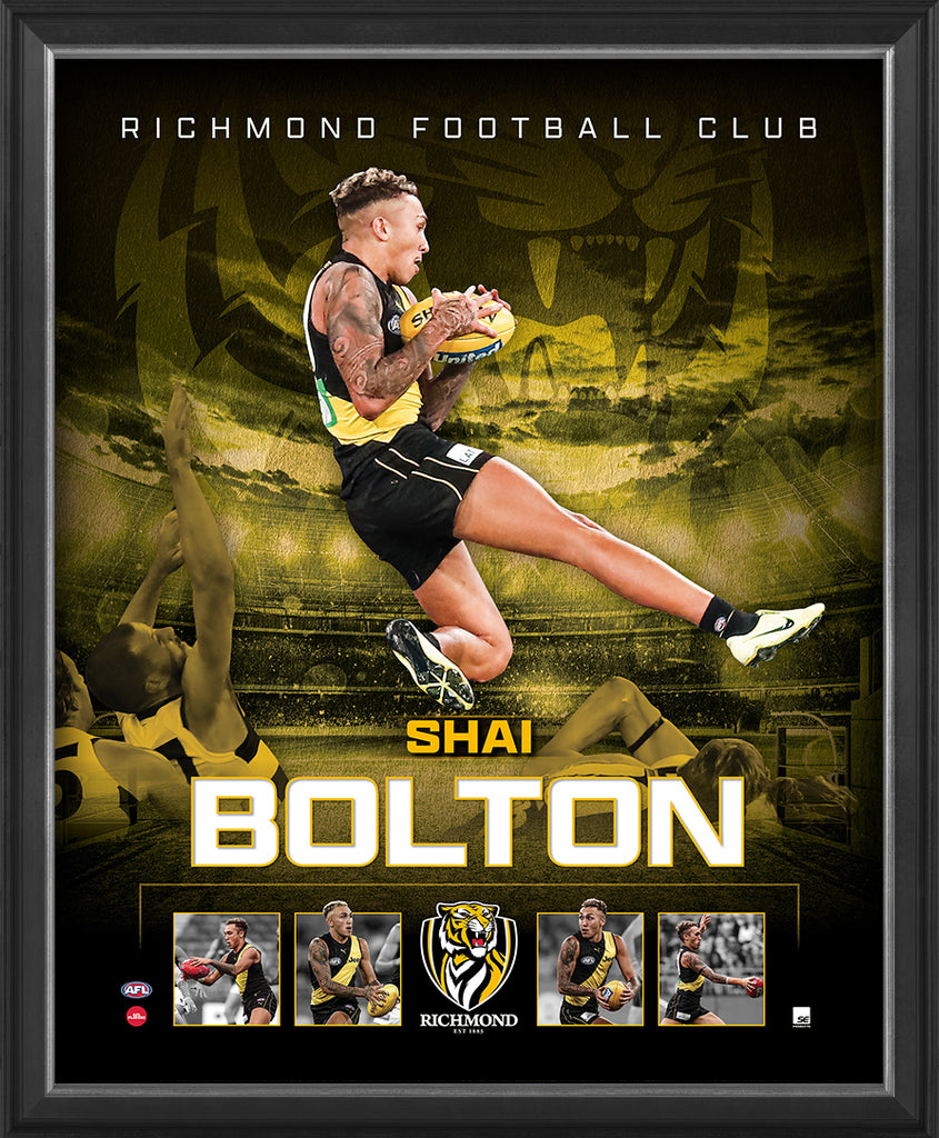Shai Bolton Richmond 2021 Official Licensed AFL Print Framed New - 4780