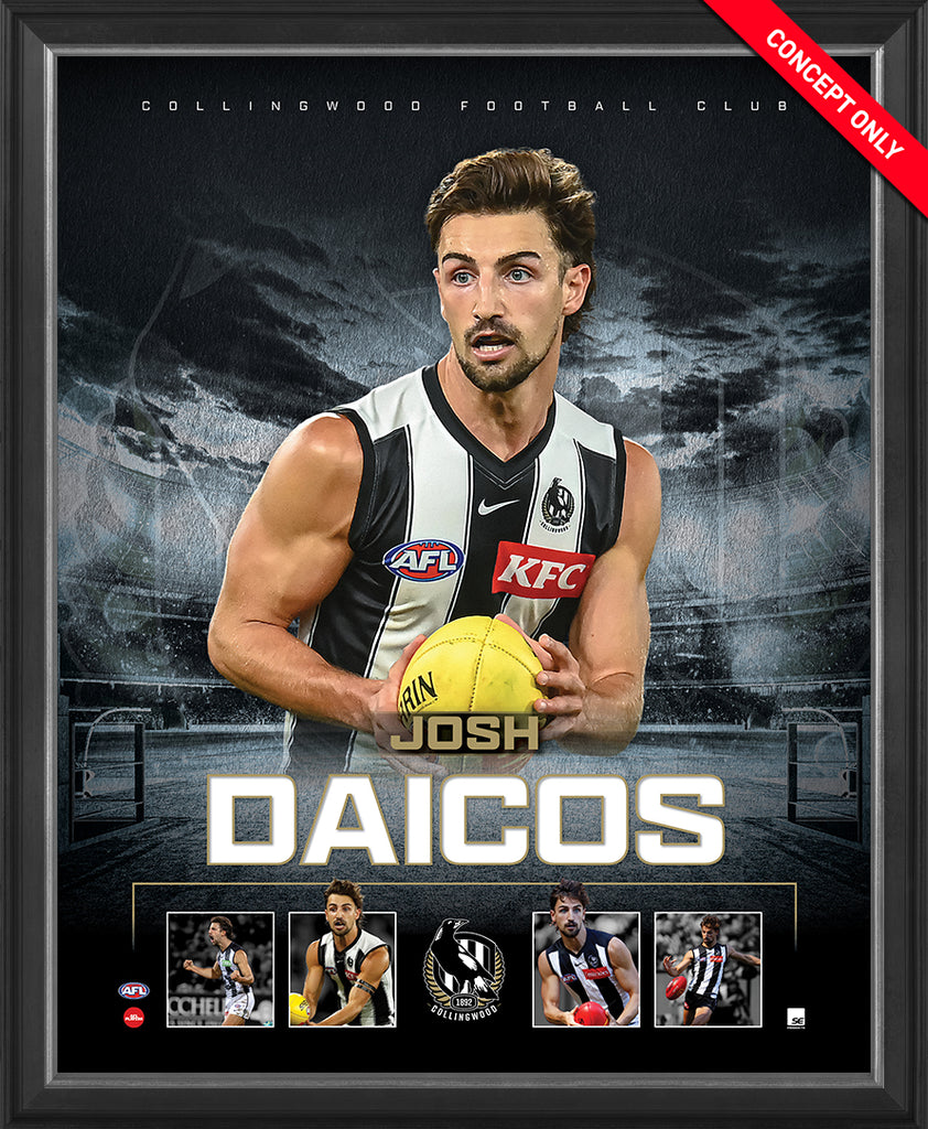 Josh Daicos Collingwood Official Licensed AFL Print Framed - 5138