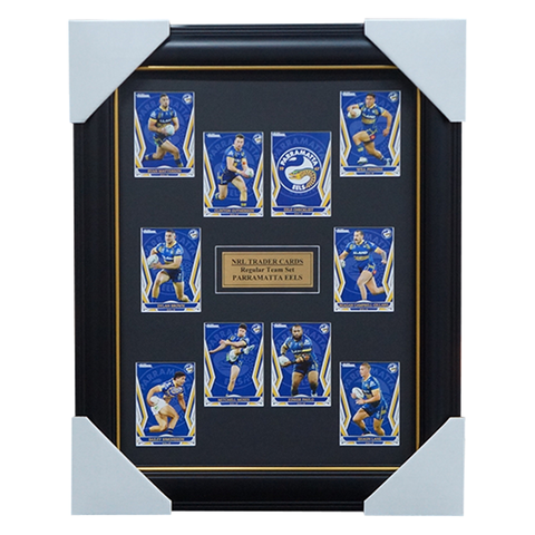 2023 NRL Traders Cards Parramatta Eels Team Set Framed Gutherson Moses  - 5414