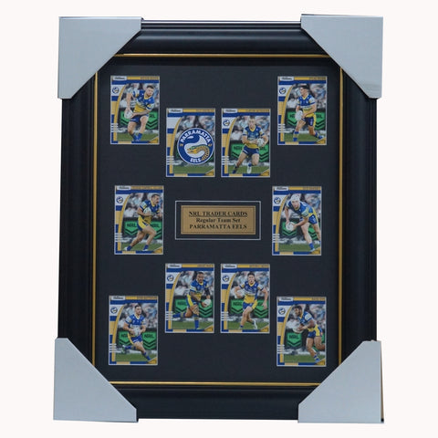 2022 NRL Traders Cards Parramatta Eels Team Set Framed Gutherson Moses  - 5099