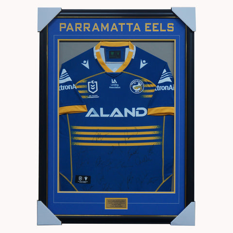 Parramatta Eels Football Club 2022 NRL Official Team Signed Guernsey - 5066