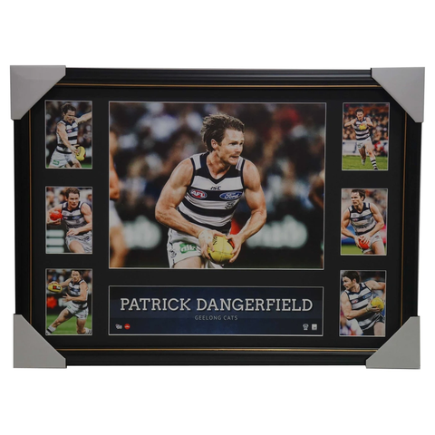 Patrick Dangerfield Geelong Cats Official Afl Memorabilia Super Frame Collage - 2893