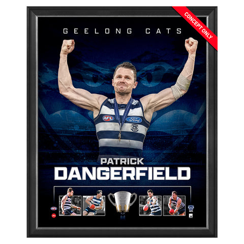 Patrick Dangerfield 2022 Official AFL Sportsprint Framed - 5330