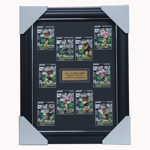 2022 NRL Traders Cards Penrith Panthers Team Set Framed Cleary Luai - 5100