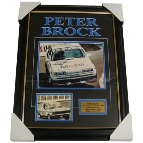 Peter Brock Holden Photo Collage Framed W/plaque - 1607