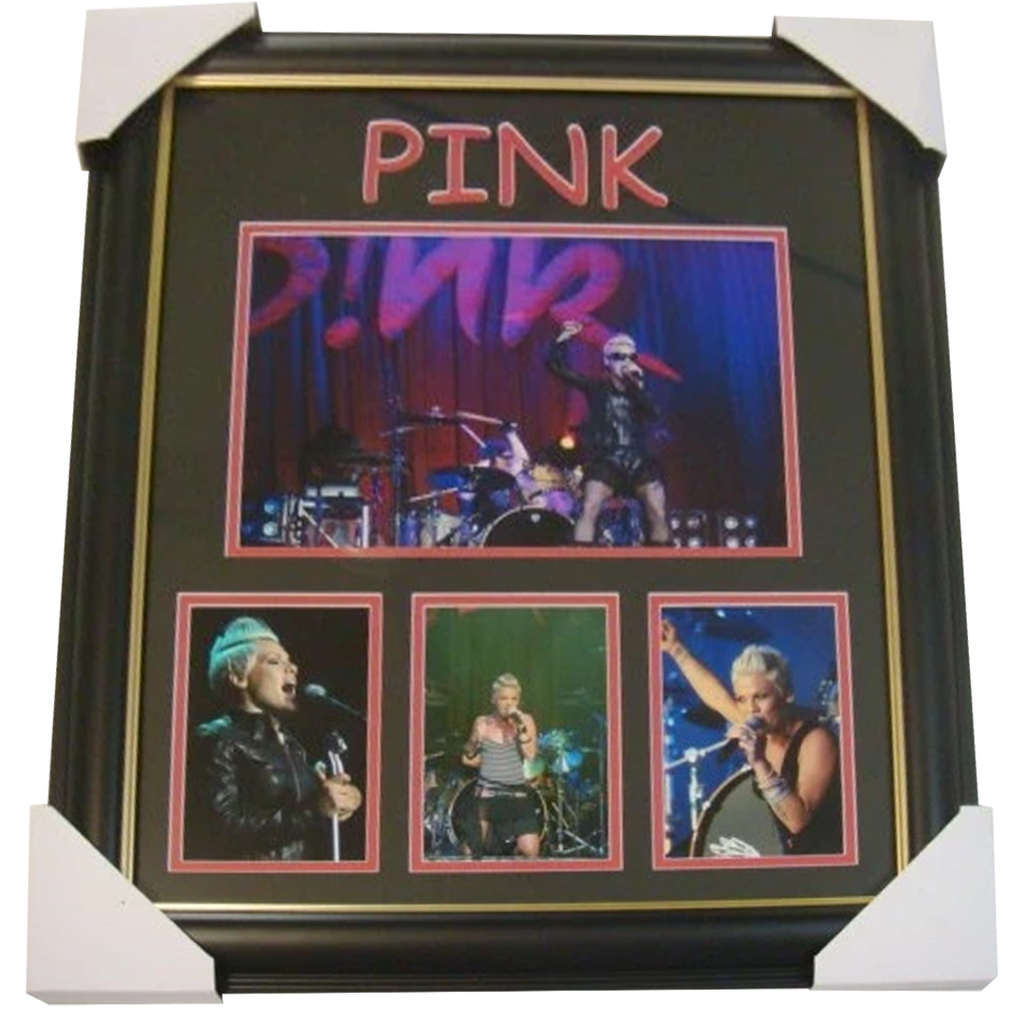Pink Photo Collage Framed X 4 - 3547