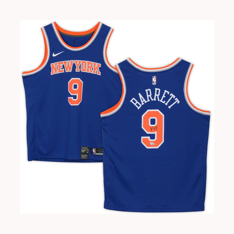 R.J. Barrett New York Knicks Fanatics Authentic Autographed Nike Royal Blue Swingman Jersey - 4467