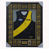 Richmond Team Signed 2020 Official Jumper Framed with Premiership Cards - 4594