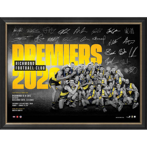 Richmond 2020 Afl Premiers Official Sportsprint Framed - 4674