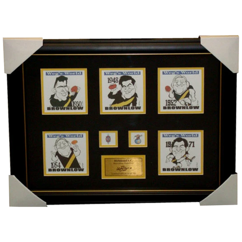 Richmond Brownlow Medallist Limited Edition Prints Framed - 2746