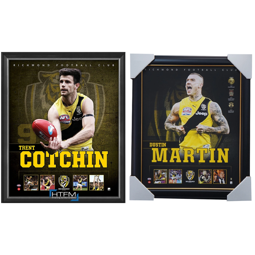 Richmond Package Official Licensed Afl Prints Framed Cotchin Martin - 4450