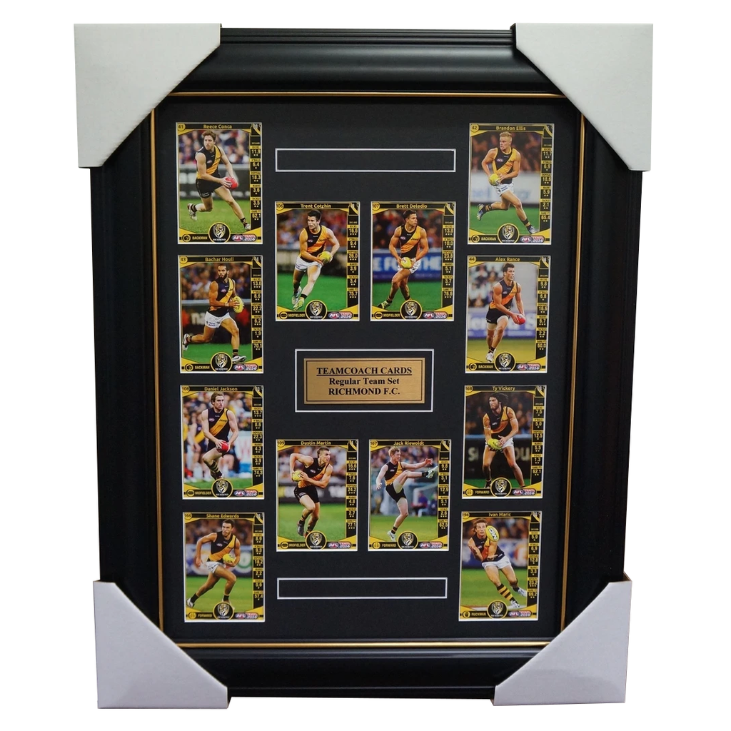 Richmond Tigers 2014 Limited Edition Teamcoach Cards Set Framed Cotchin Martin - 1779