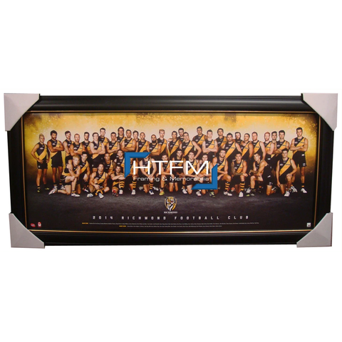 Richmond Tigers 2014 Team Print Framed Afl Official Licensed Cotchin Martin - 1752