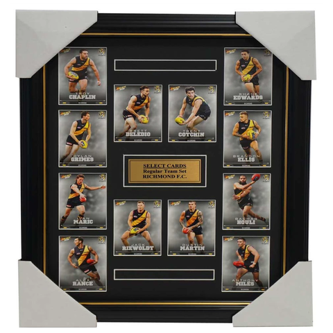 Richmond Tigers 2016 Select Card Team Set Framed Cotchin Martin Deledio Riewoldt - 2645